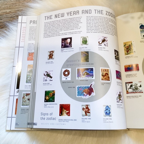 COFFEE TABLE BOOK THE WORLD IN STAMPS - Picture 12 of 16